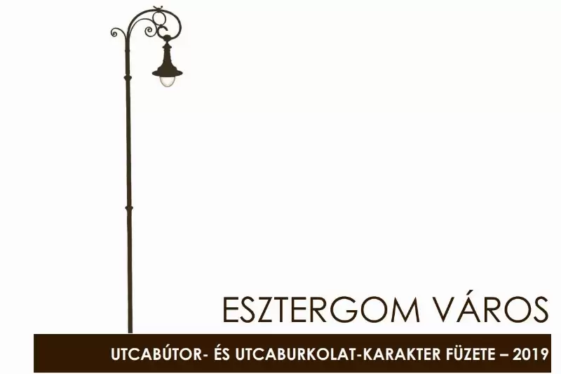 Utcabútor- és utcaburkolat-karakter füzet