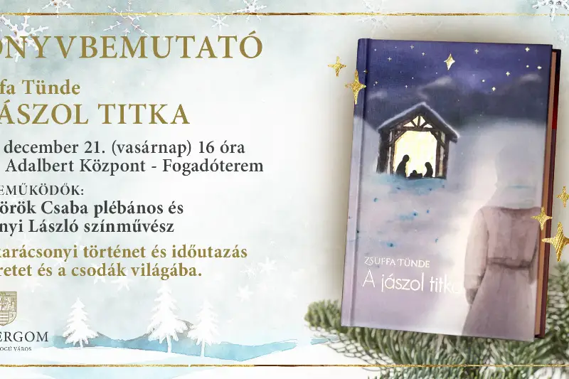 Zsuffa Tünde A jászol titka című könyvének bemutatója
