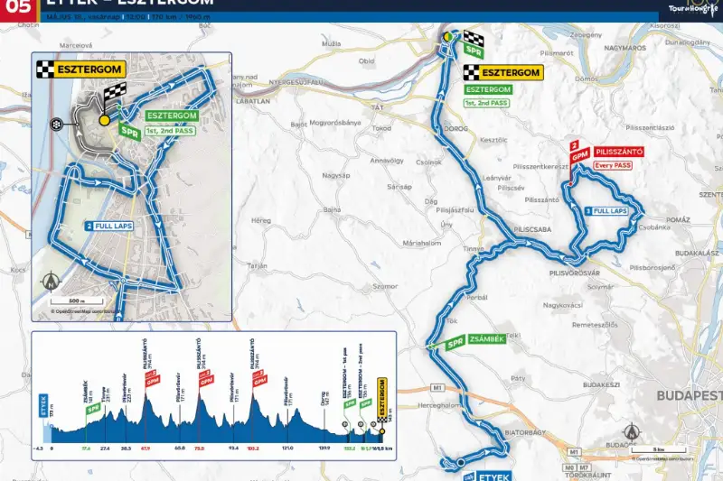 Ideiglenes forgalmirend-változás a Tour de Hongrie kapcsán - 05.17-05.18