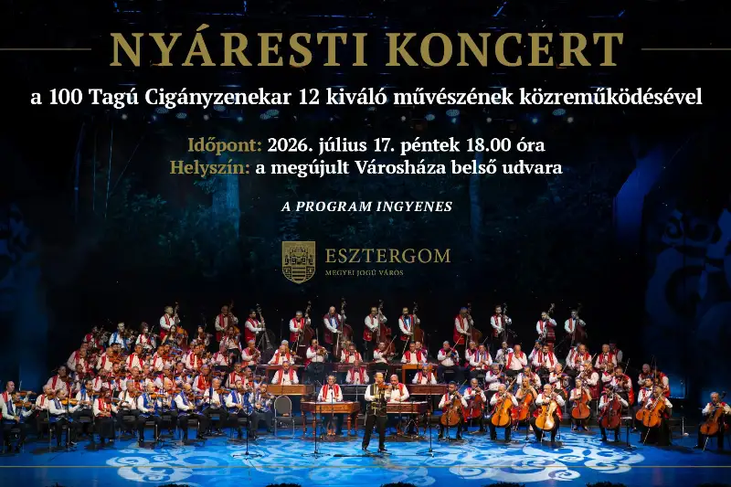 Ingyenes koncertek a felújított Városháza udvara