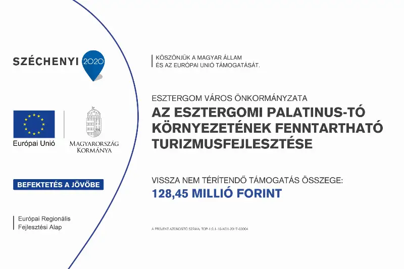 Az esztergomi Palatinus-tó környezetének fenntartható turizmusfejlesztése TOP-1.2.1-16-KO1-2017-00004