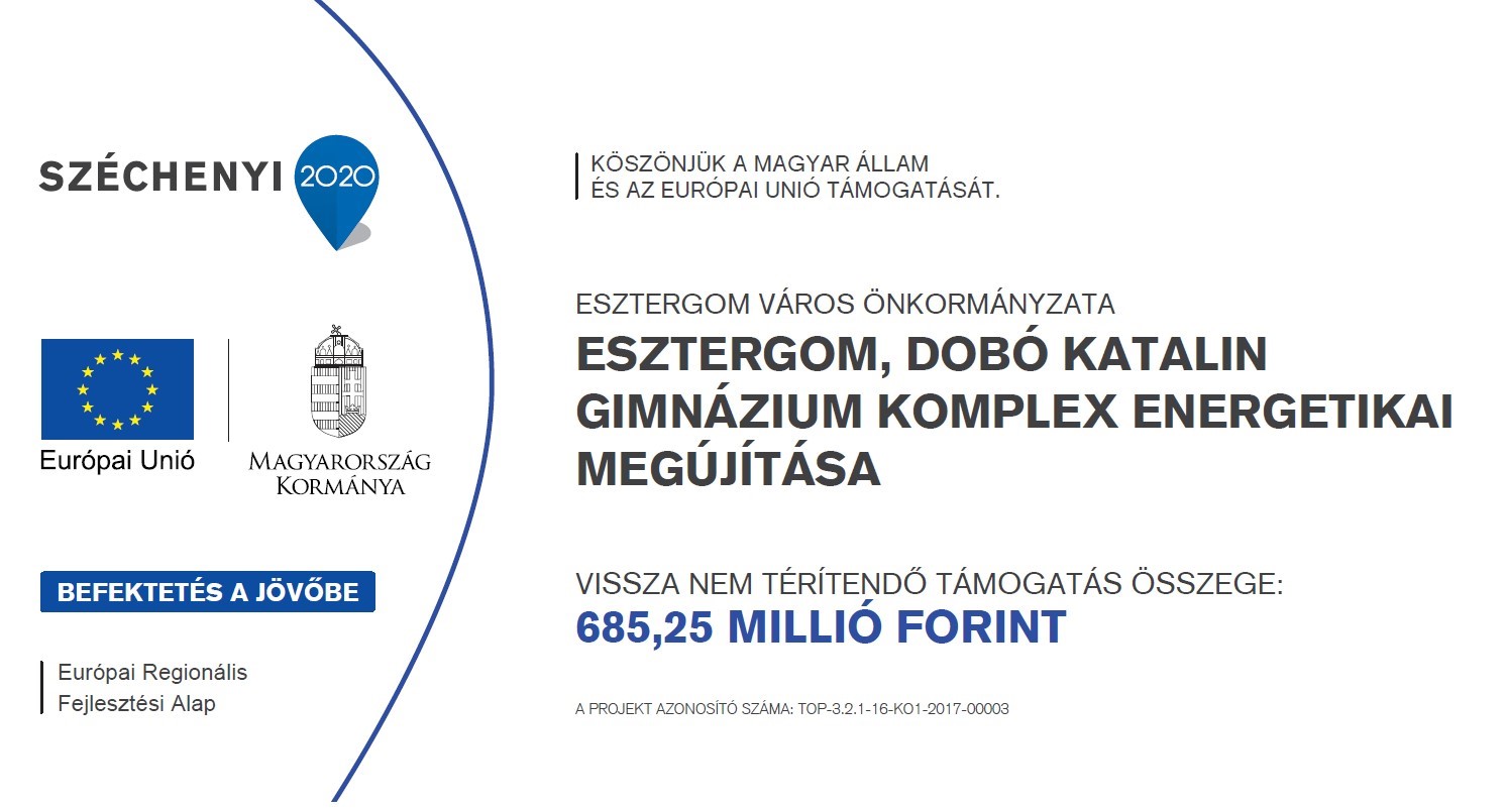 MEGÚJUL AZ ESZTERGOMI DOBÓ KATALIN GIMNÁZIUM 