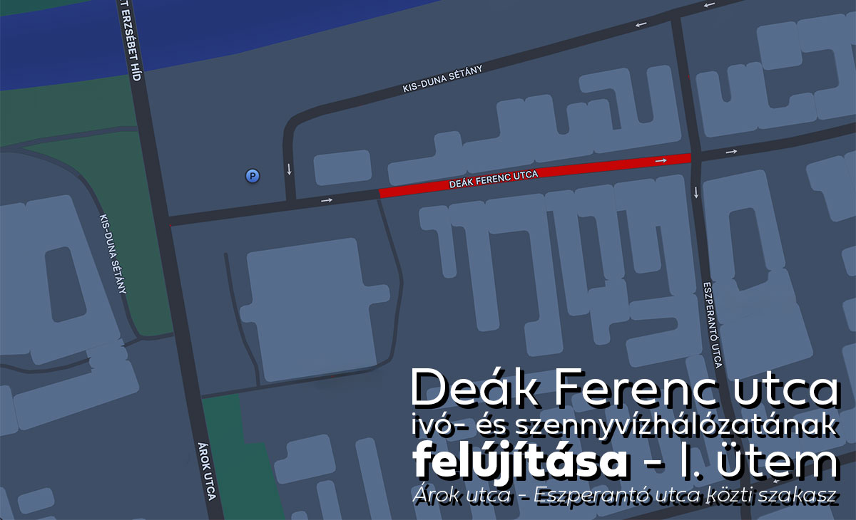 Kezdődik a Deák Ferenc utca ivó- és szennyvízhálózatának felújítása