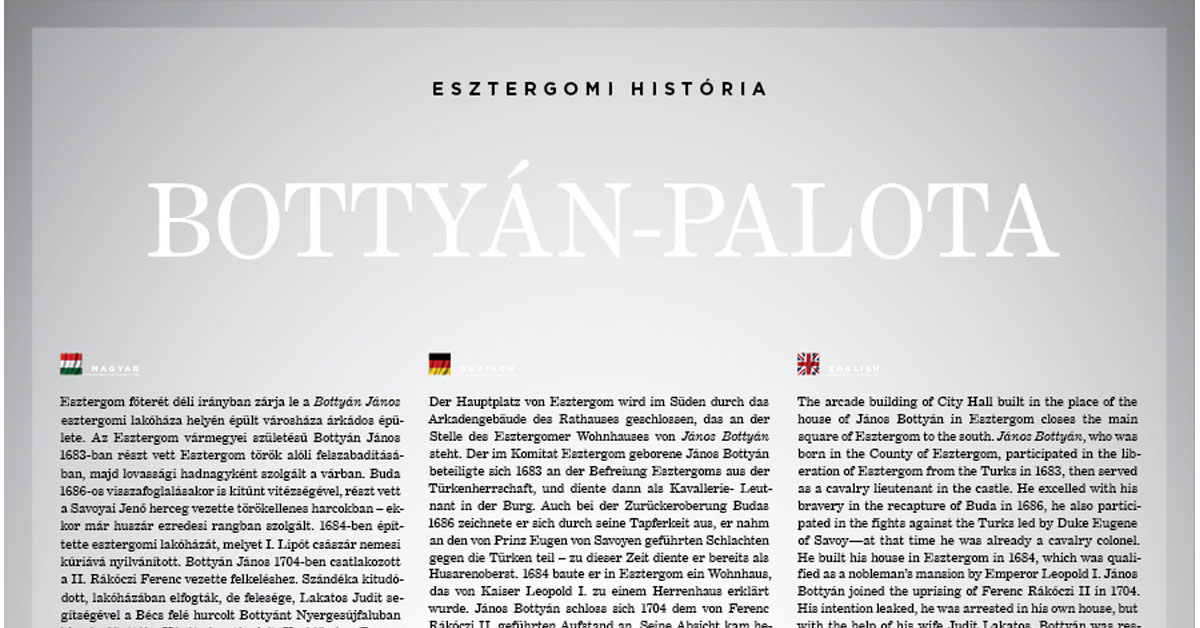 3. Bottyán-palota – Városháza I. (Széchenyi tér 1.)