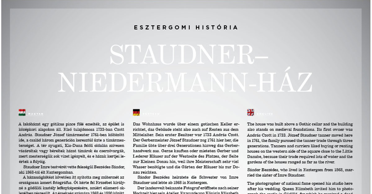 15. Staudner–Niedermann-ház (Széchenyi tér 6.)