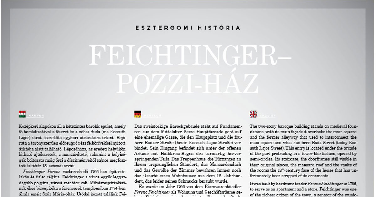 16. Feichtinger–Pozzi-ház (Széchenyi tér 15.)