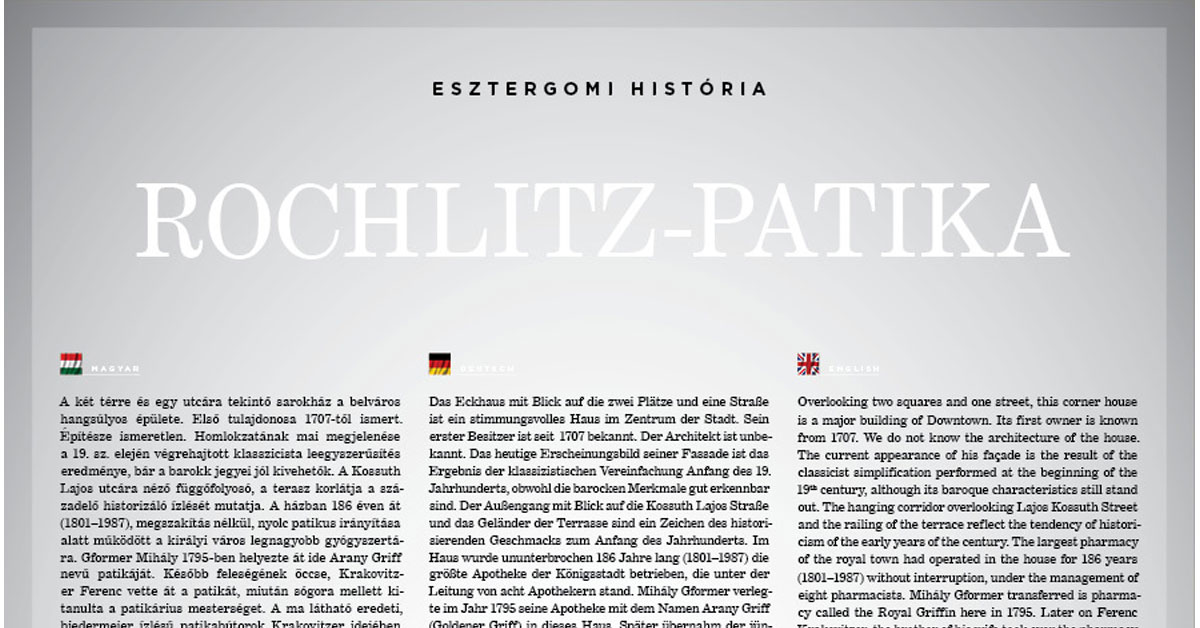 17. Rochlitz-patika (Széchenyi tér 25.)